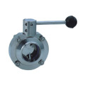 worm gear /turbine drive stainless steel butterfly valve